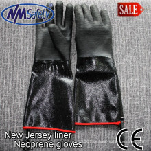 NMSAFETY Neopren lange Handschuhe Neopren chemische Handschuhe Neopren Handschuhe Industrie